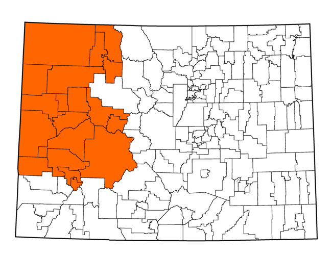 North West Map of Colorado - Regional Training Consultants